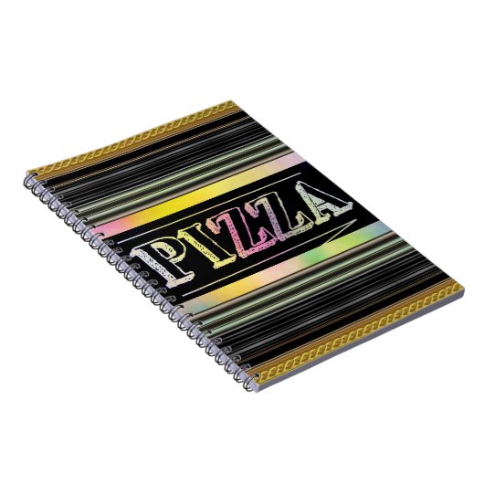 Carnet Spiral Pizza (Côté Droit)