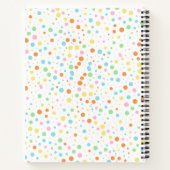 Carnet Spiral Polka Dot Vibrant (Dos)