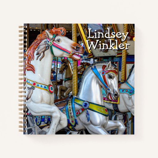 carnet Spiral "Ponies Carnavales" (Devant)