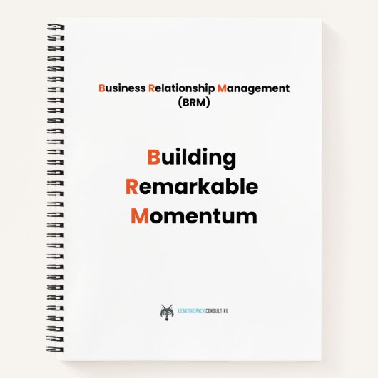 Carnet Spiral pour BRM (Devant)