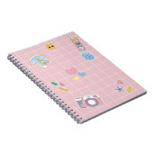 Carnet spiral pour enfants avec de beaux designs (Côté Droit)