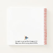 Carnet Spiral pour enregistrer des idées et des ét (Dos)