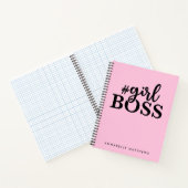 Carnet Spiral pour fille entrepreneur Boss Babe (Intérieur)