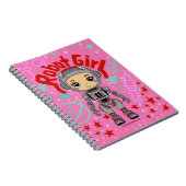 Carnet Spiral pour fille robot (Côté Droit)