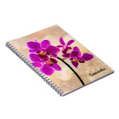 Carnet spiral pourpre orchidée (Côté Droit)