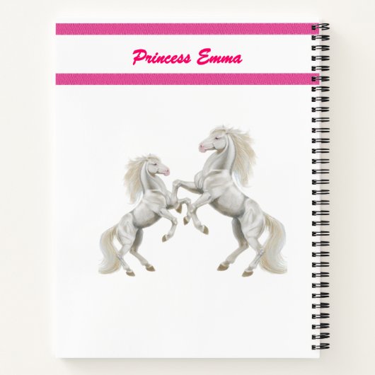 Carnet Spiral Princesse Emma (Dos)