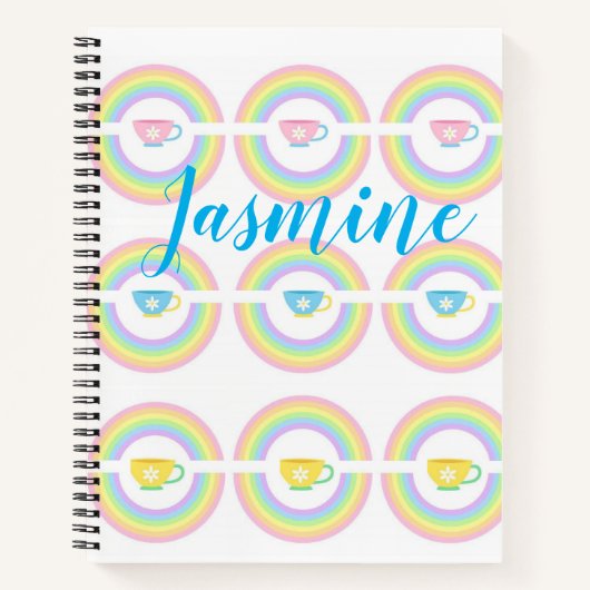 Carnet Spiral Rainbow Teacup (Devant)