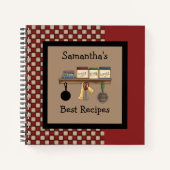 Carnet Spiral Recette chèque pays (Devant)