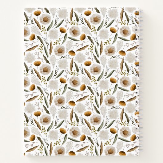 Carnet Spiral Recette personnalisée (Dos)