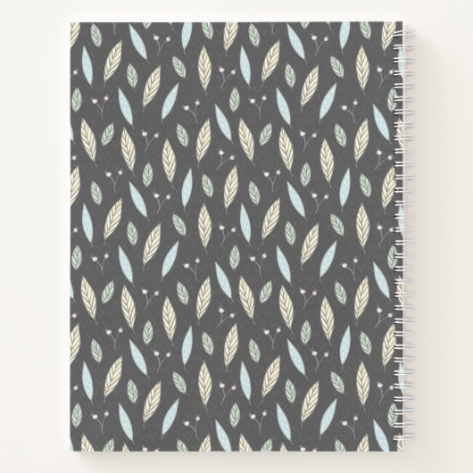 Carnet Spiral Recette personnalisée (Dos)