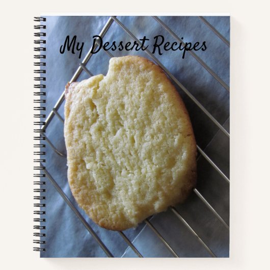 Carnet spiral - Recettes de dessert (Devant)