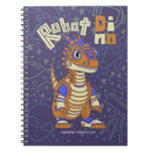 Carnet spiral Robot Dino (Devant)