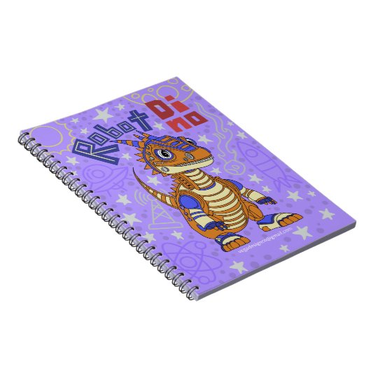 Carnet spiral Robot Dino (Côté Droit)