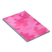 Carnet spiral rose chaud (Côté Droit)