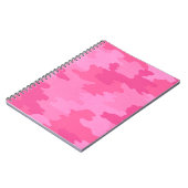 Carnet spiral rose chaud (Côté gauche)