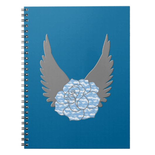 Carnet Spiral Rose paradisiaque (Devant)