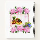 Carnet spiral Roses roses roses Fruit Floral (Dos)