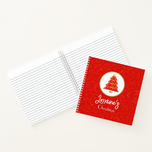 Carnet spiral rouge Joyoux Noel (Intérieur)