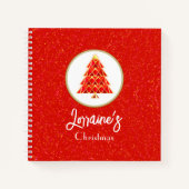 Carnet spiral rouge Joyoux Noel (Devant)