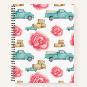 Carnet Spiral Rustique Rose (Devant)