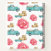 Carnet Spiral Rustique Rose (Dos)