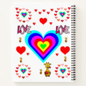 Carnet Spiral Saint Valentin (Dos)