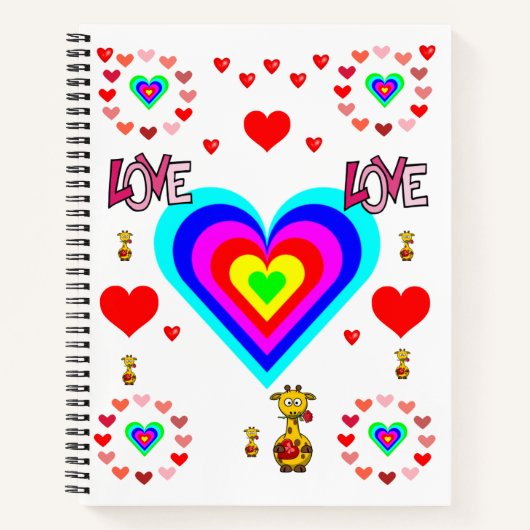 Carnet Spiral Saint Valentin (Devant)