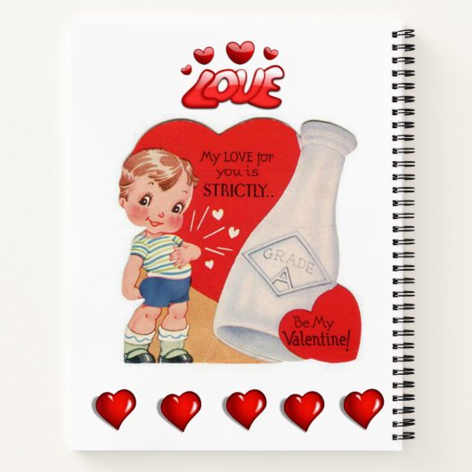 Carnet Spiral Saint Valentin (Dos)