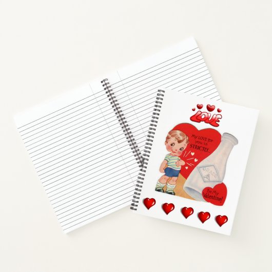 Carnet Spiral Saint Valentin (Intérieur)