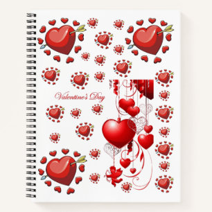 Carnet Spiral Saint Valentin