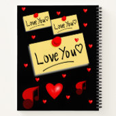 Carnet Spiral Saint Valentin (Dos)