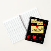Carnet Spiral Saint Valentin (Intérieur)