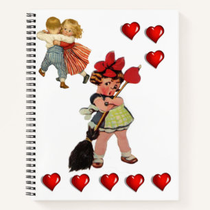 Carnet Spiral Saint Valentin