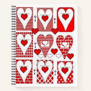 Carnet Spiral Saint Valentin