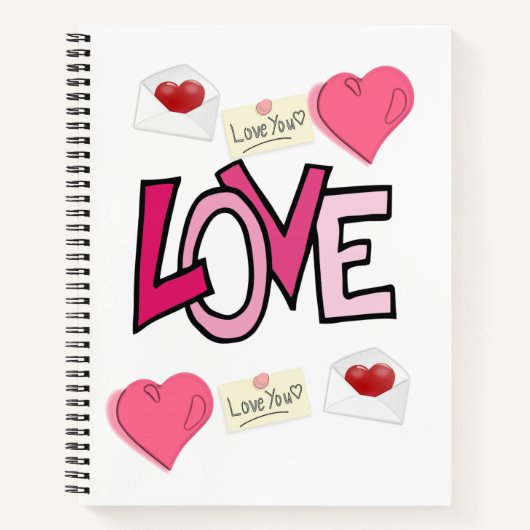 Carnet Spiral Saint Valentin (Devant)