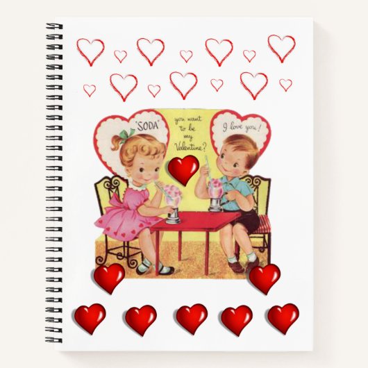 Carnet Spiral Saint Valentin (Devant)