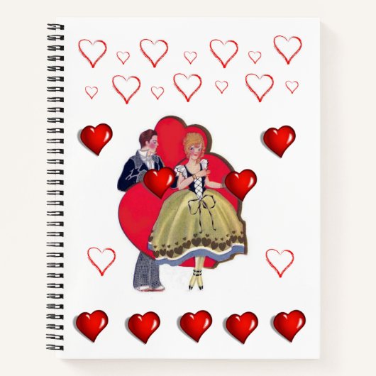 Carnet Spiral Saint Valentin (Devant)
