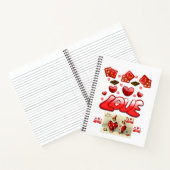Carnet Spiral Saint Valentin (Intérieur)