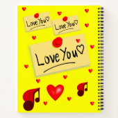 Carnet Spiral Saint Valentin (Dos)