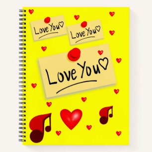 Carnet Spiral Saint Valentin