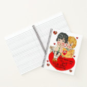 Carnet Spiral Saint Valentin (Intérieur)
