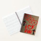 Carnet Spiral Saint Valentin (Intérieur)