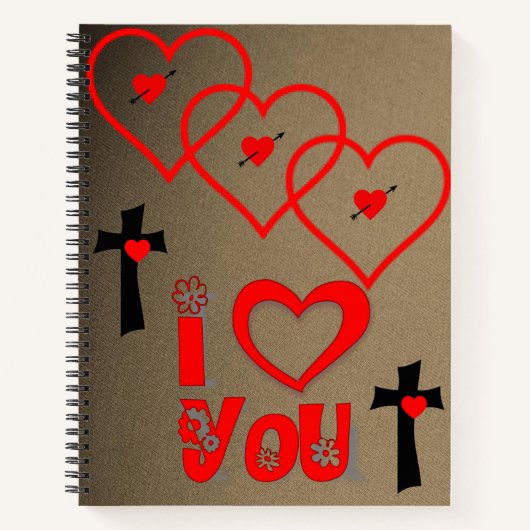 Carnet Spiral Saint Valentin (Devant)