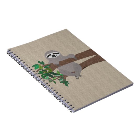Carnet Spiral Sloth (Côté Droit)