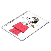 Carnet Spiral Snoopy Pilote (Côté gauche)