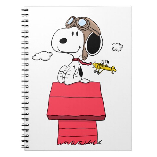 Carnet Spiral Snoopy Pilote (Devant)