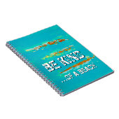 Carnet Spiral "Sois gentil. D'une plage" art (Côté Droit)