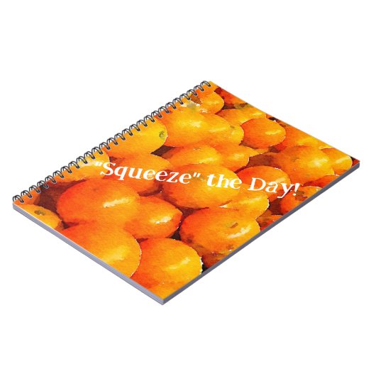 Carnet Spiral - Squeeze the Day (Côté gauche)