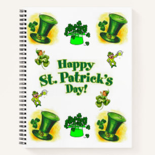 Carnet Spiral St. Patrick's Day