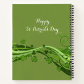 Carnet Spiral St. Patrick's Day Floral (Dos)